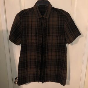 ASOS Brown Button up Flannel Shirt